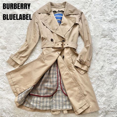 authentic burberry blue label trench coat|authentic vintage burberry trench coat.